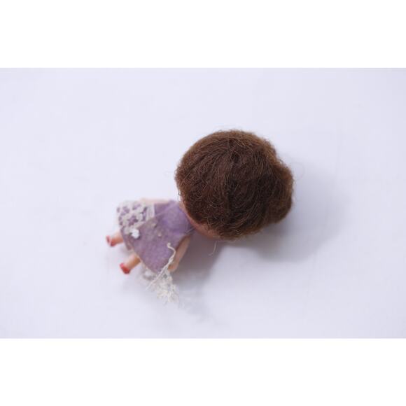 Liddle Kiddles, Clone, Mini Doll, Short Hair, Purple Dress, ~ 250929-WH 761 - Picture 2 of 3